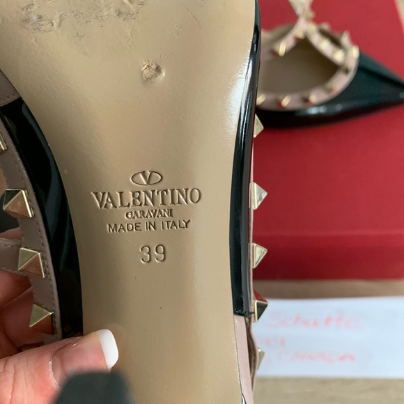 Valentino Rockstud heels 100 m - Picture 4 of 5